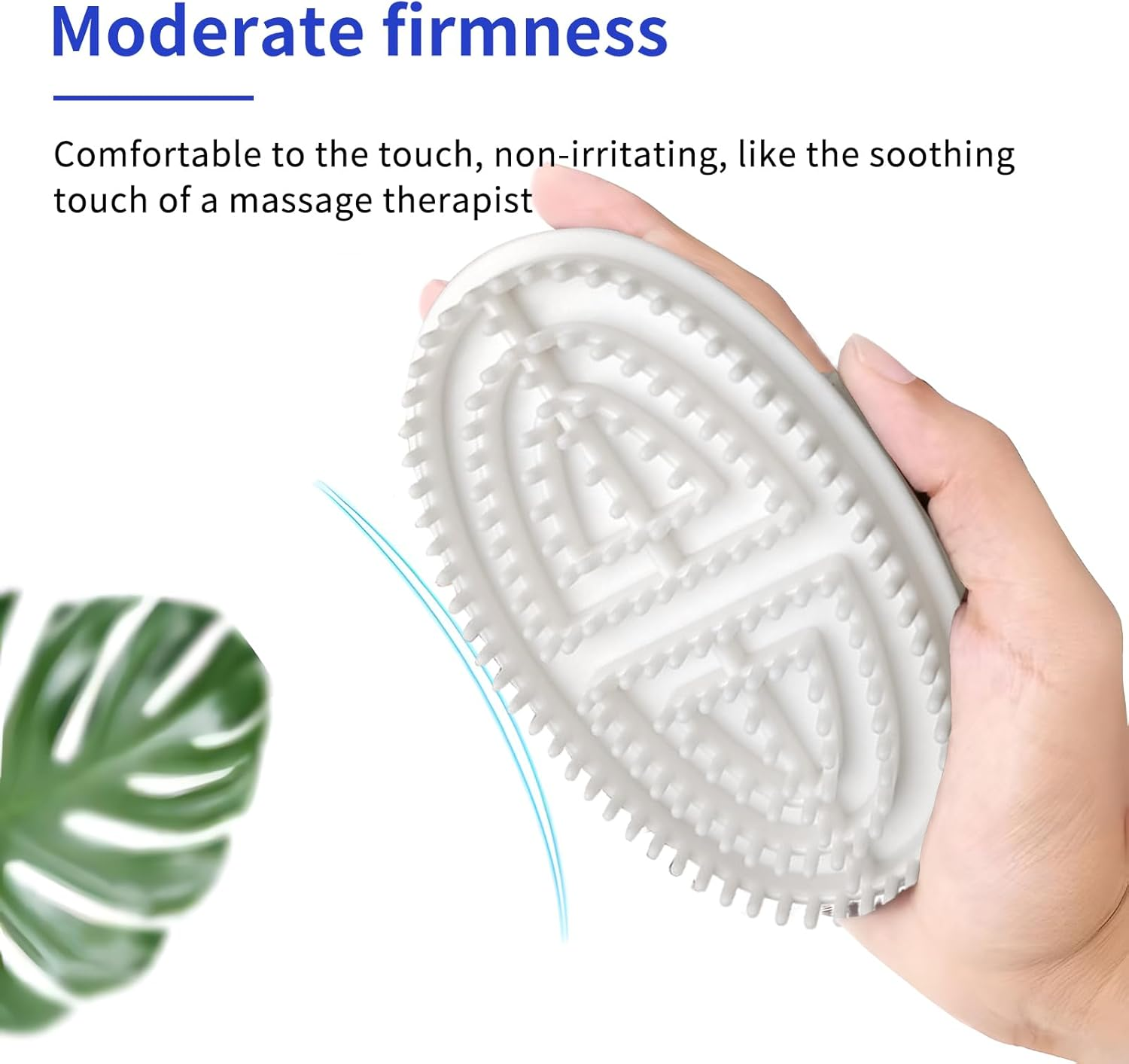 LUHOCIY Pack of 2 Professional Meridian Brush, Meridian Massage Brush, Easy to Clean, for Massage Meridians, Slimming and Body Shaping (White) image number 6