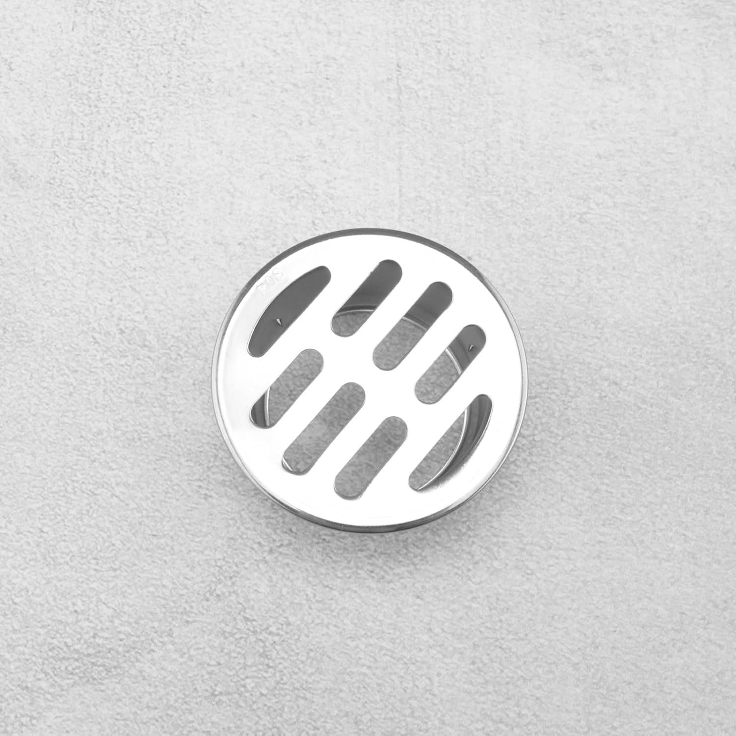 Be in Your Mind 2Pcs 50 Flat Mouth Floor Drain Stainless Steel Floor Drain Drain Mesh Cover round Drain Sink for Outdoor Drainage Pipes Rooftops Kitchens Bathrooms Garages image number 5