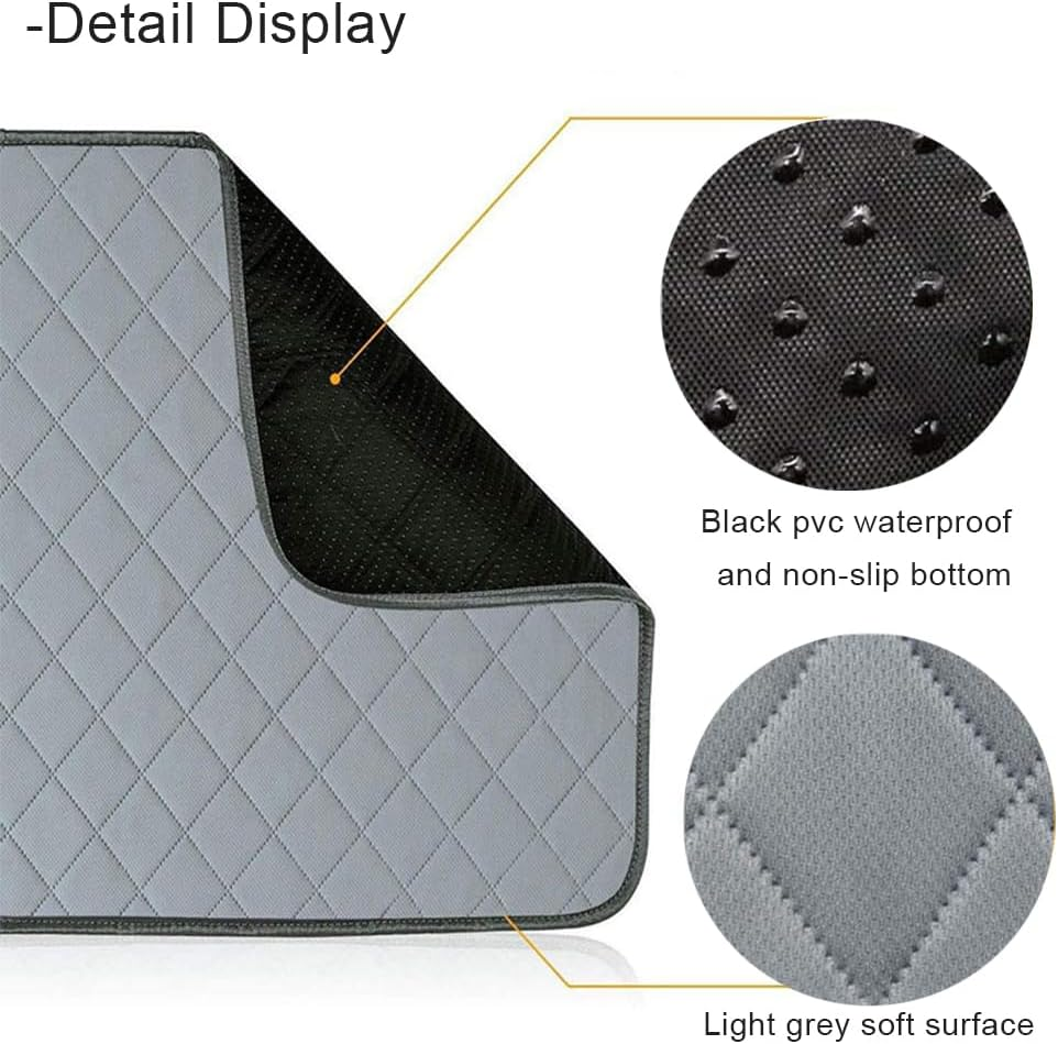 Pet Cage Liners Mat Pee Pads-Bedding for Guinea Pig Hamsters Chinchillas Bunny Rabbit Ferrets Rat Hedgehogs Small Cat Dog Puppies Small Mini Animal 2 Packs image number 4