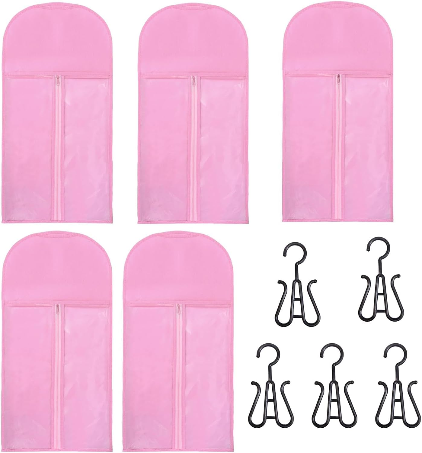 General Hair Extension Storage Bag, Wig Bag Storage Bag - Dustproof Wig Organizer, Storage Bag, Hair Extension Holder, Clear