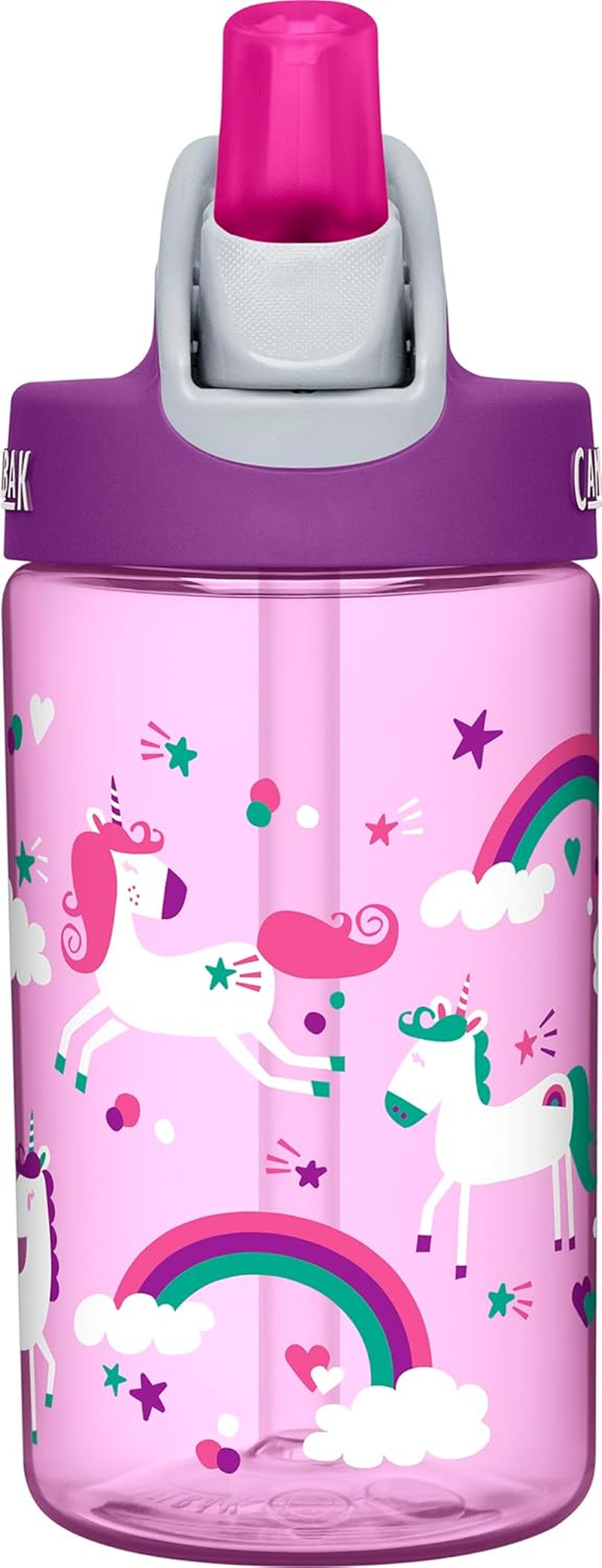 Camelbak Eddy Kids Water Bottles, Unicorns, 400Ml image number 4