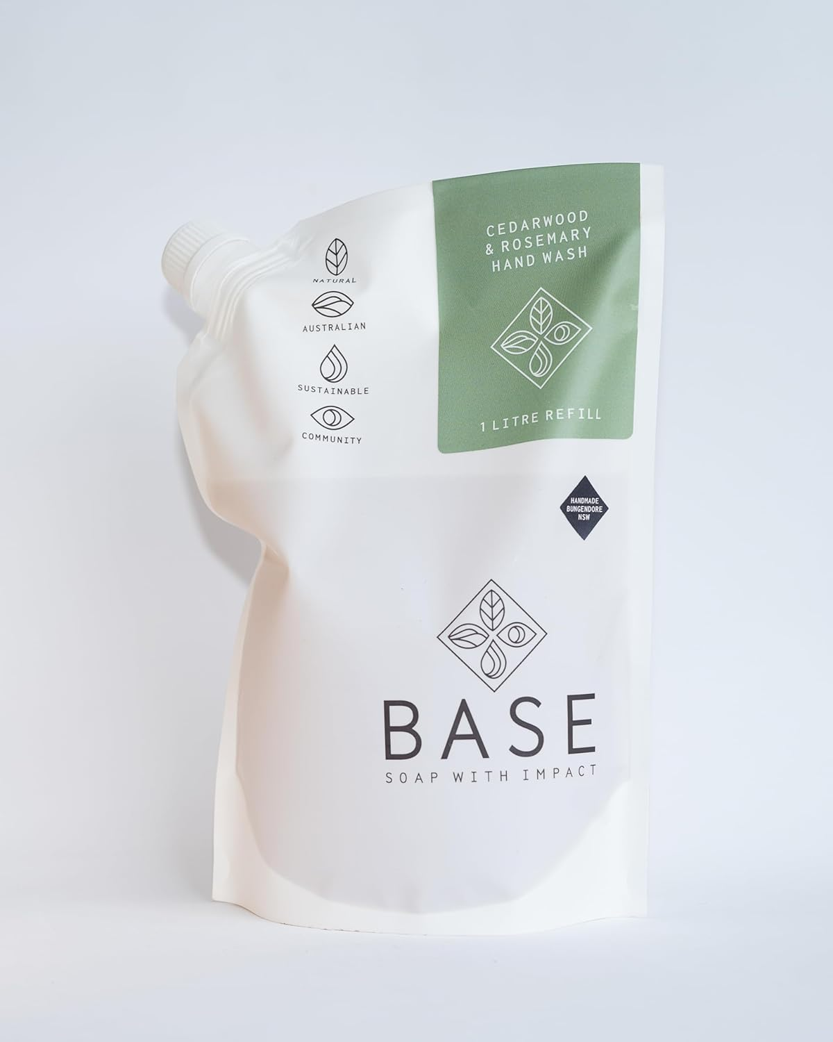 Base - Soap with Impact - Liquid 1L Cedarwood Rosemary image number 1