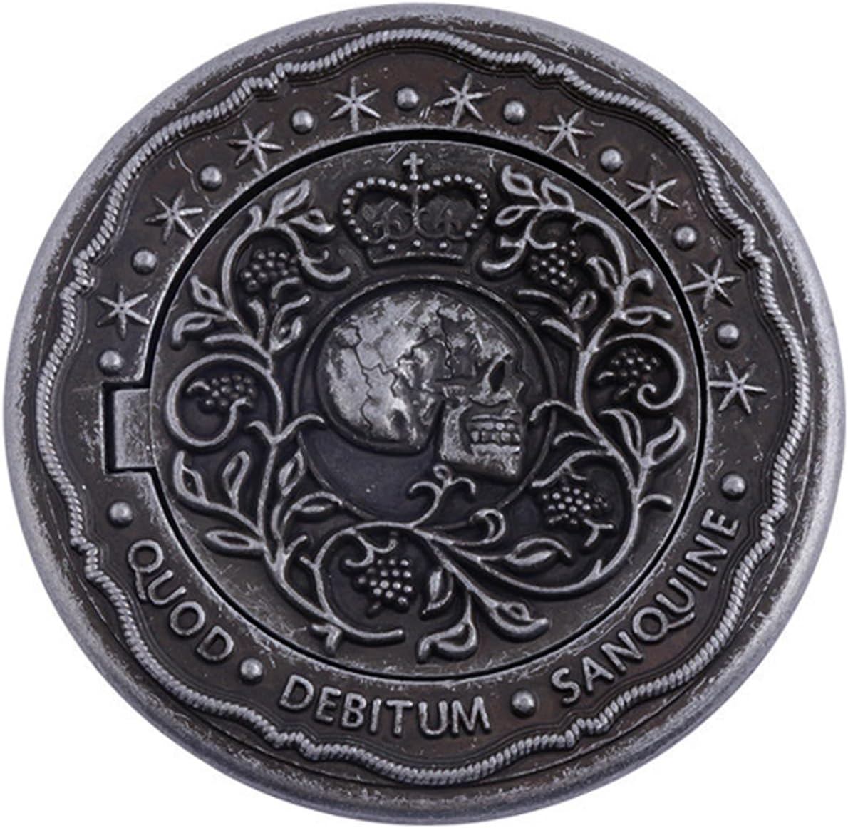 Blood Oath Marker Coin Novelty Metal Coins John Movie Props Cosplay Collecting Coin for Fans for Men Women Teen (Silver Coin)