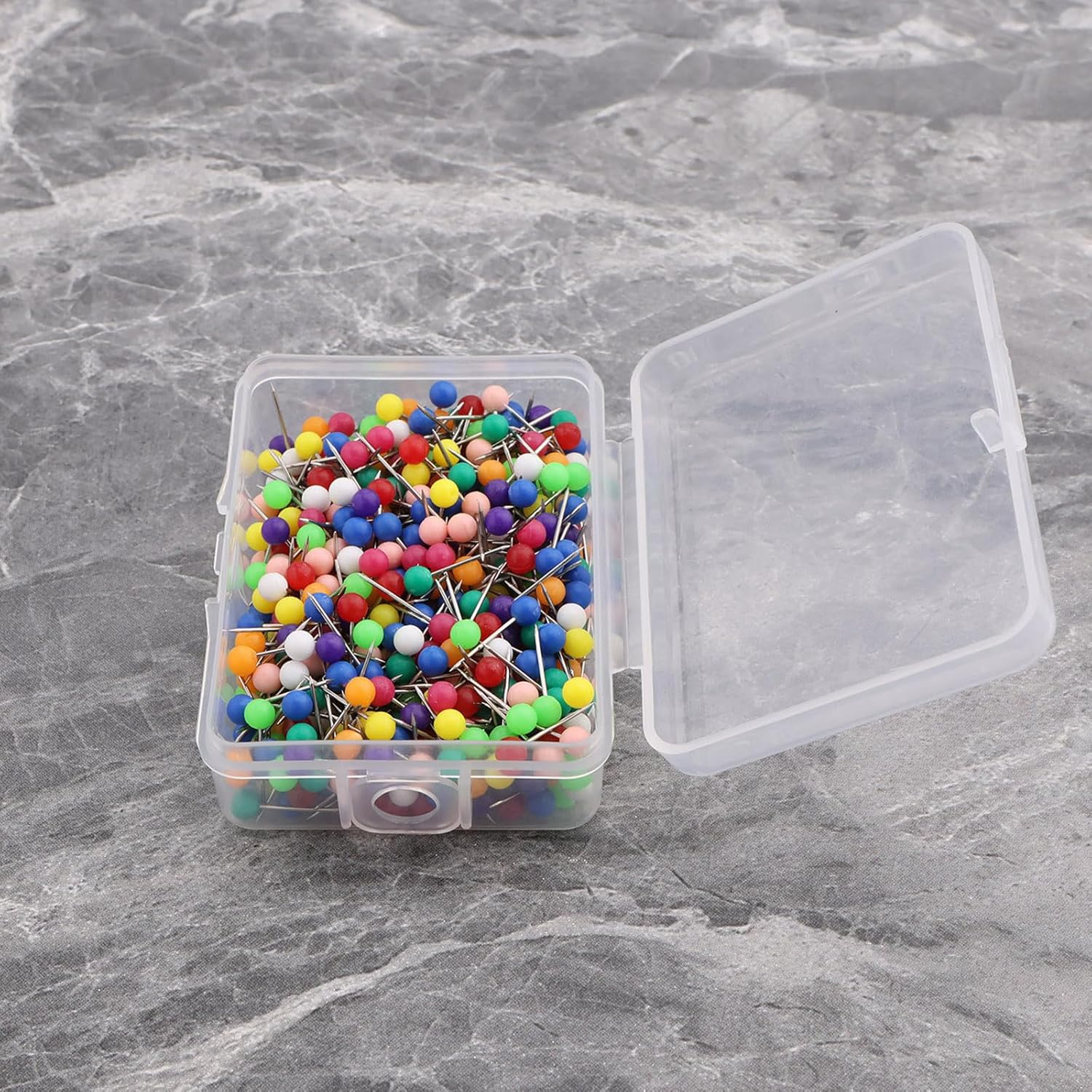 Ecsing 500PCS Carp Fishing Line Winder Pin 3.8X14.8Mm Positioning Pin Fit for a Various of Carp Fishing Rig Safe Boxes for Carp Hair Rigs Ronnie Rigs Color Mixed image number 2