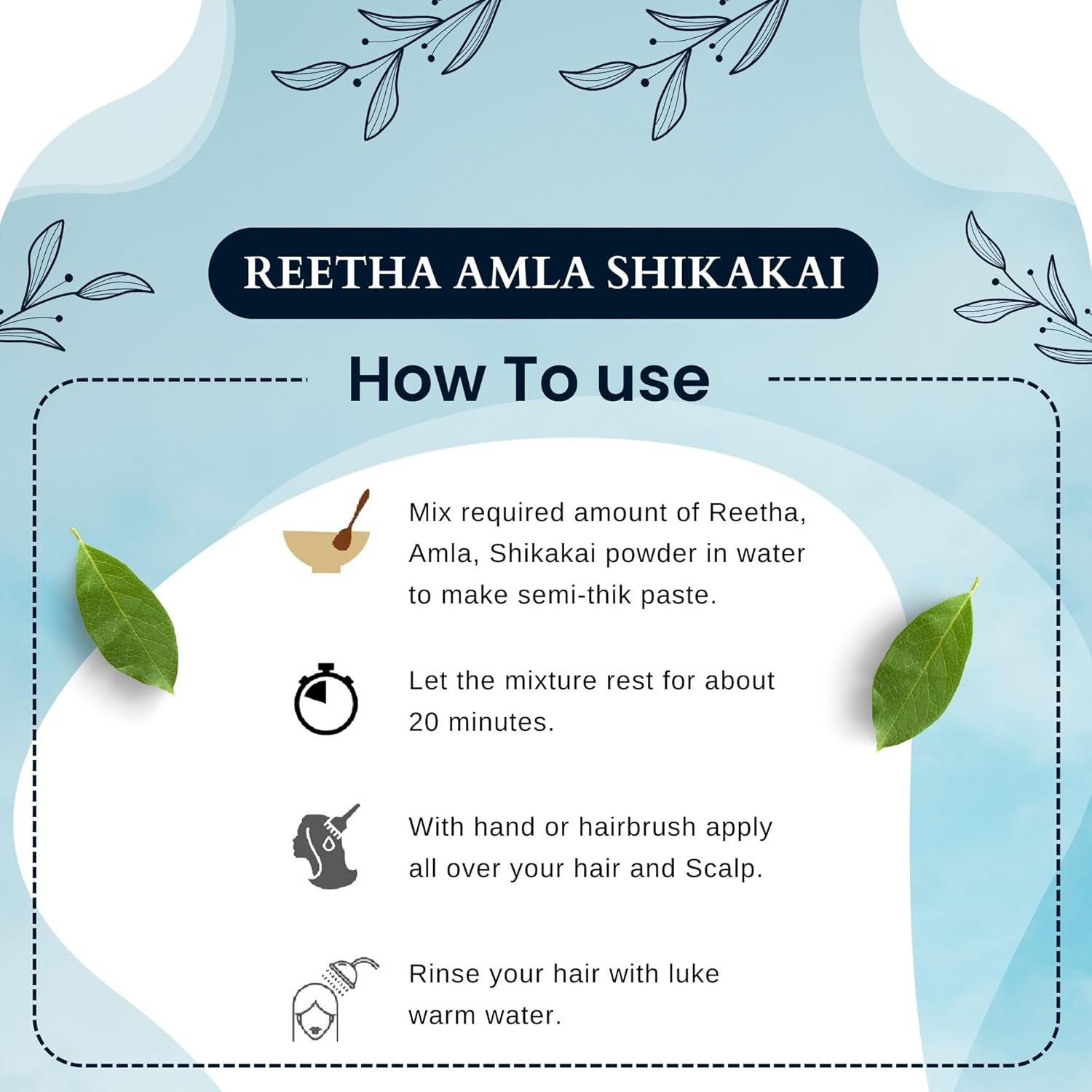 Brijbooti Reetha Amla Shikakai Combo Pack for Hairs (Raw Form) 600 Gr image number 2