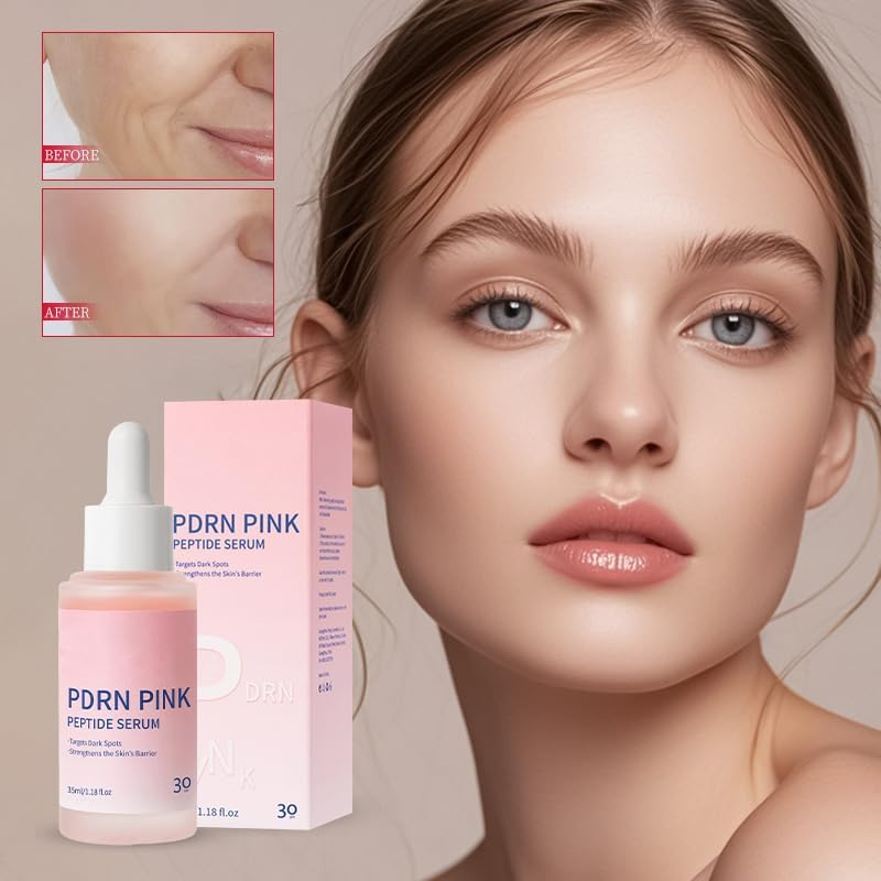 Fowerher PDRN Pink Peptide Serum with Niacinamide, Anti-Aging, Moisturizing and Firming, Skincare for Face and Neck - 35Ml/1.18Fl.Oz image number 6
