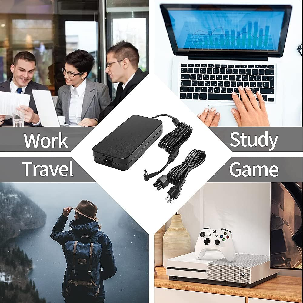 HSXIRQA 135W AC Charger Compatible with Acer Nitro 5 7 V16 V15 V17 V14 AN515 AN715 AN515-55 AN515-51 AN515-41 AN515-53 AN515-52 AN515-43 AN515-54 AN517-51 Aspire 7 VX 15 Laptop Power Supply image number 4