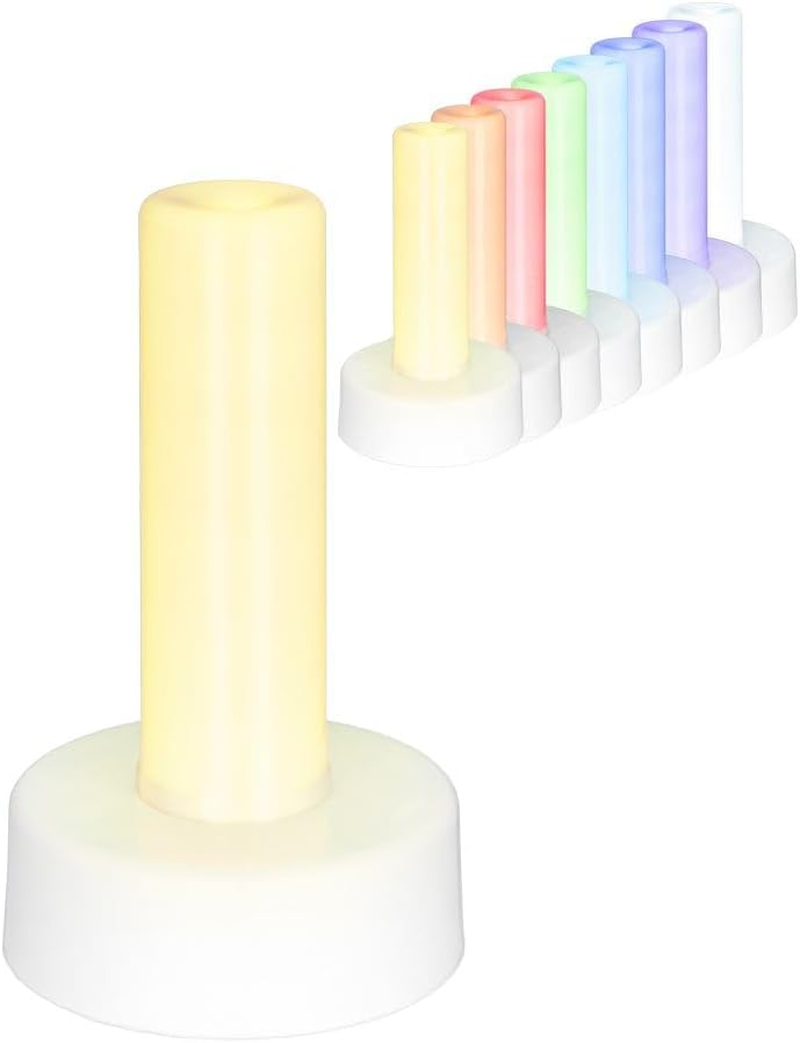 Ideen Mit Herz | LED Column | Mood Light | LED Light for Lantern | 13 Cm High | Battery Powered | with Timer (Warm White)