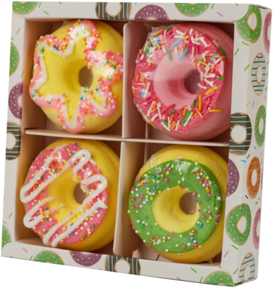 Beavorty Doughnut Shape 100G 4Pcs Set Essential Oils for Boys and Girls Fun Bath Time Random Style image number 5