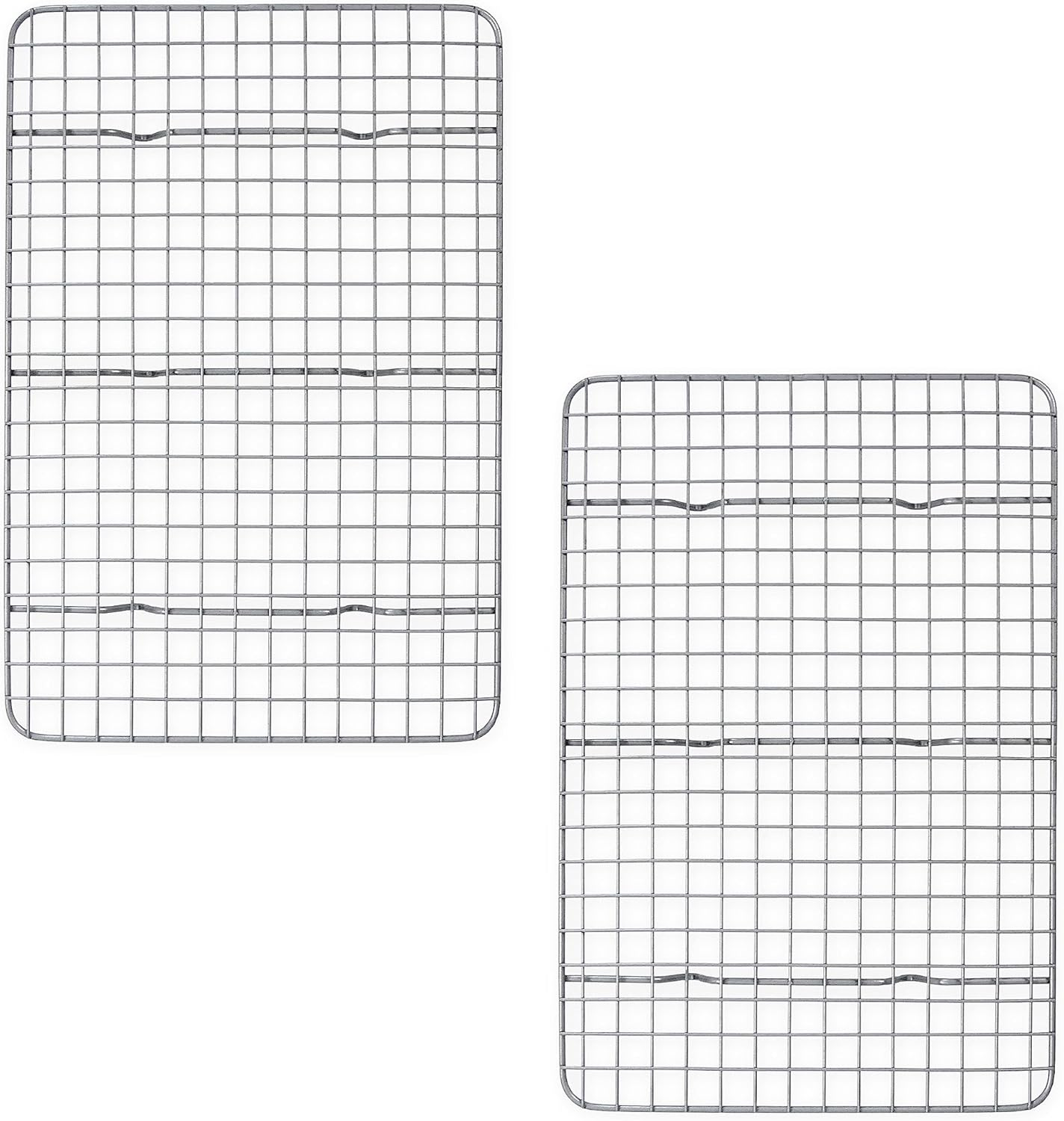 USA Pan Oven Safe Nonstick Baking and Cooling Rack, Quarter Sheet, Aluminized Steel