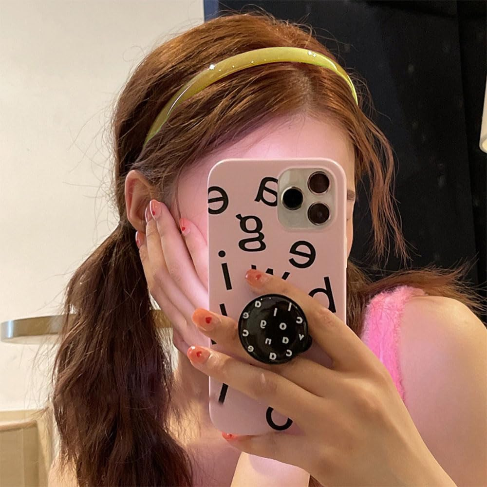 Pack of 4 Cute Headbands, Women'S Plastic Headband, Women'S Headband with Tooth Comb, Colourful Hair Band, Women'S Non-Slip Headband, Women'S Cute Retro Hair Bands, Headbands, Women'S Hair Band, Women image number 2