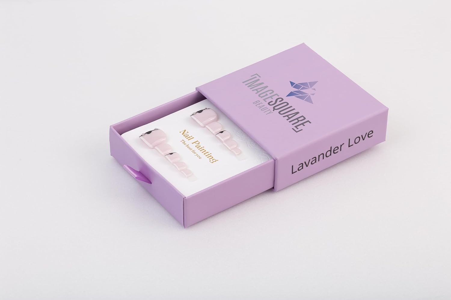 Image Square Beauty Press-On Toe Nails Set (Mermaid Magic, Short)