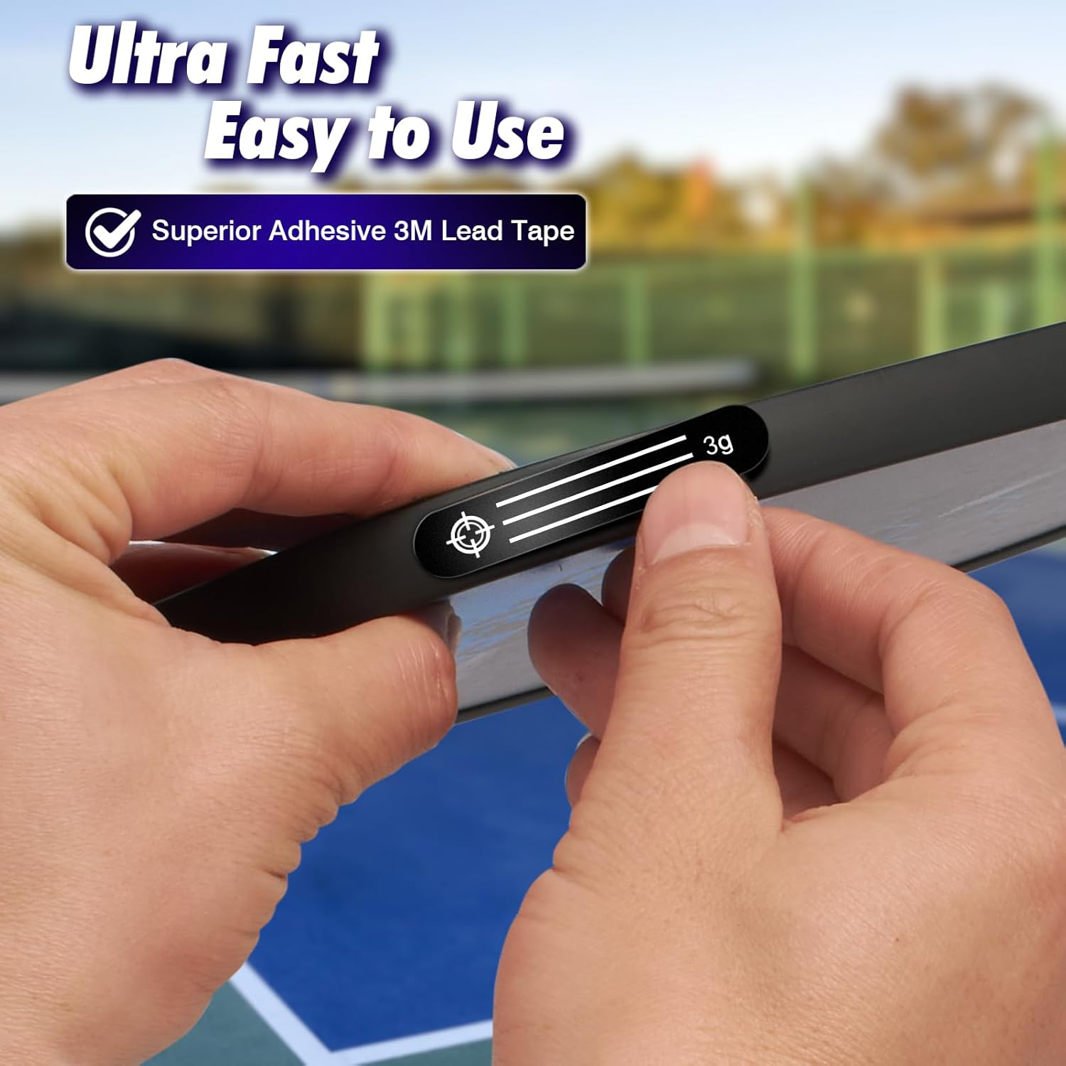 Retrora 20Pcs Pickleball Lead Tape - 3M Adhesive Lead Tape for Pickleball Paddles with Storage Box, Weighted 3G Lead Tape for Golf Clubs Tennis Racket Increase Control & Power image number 3