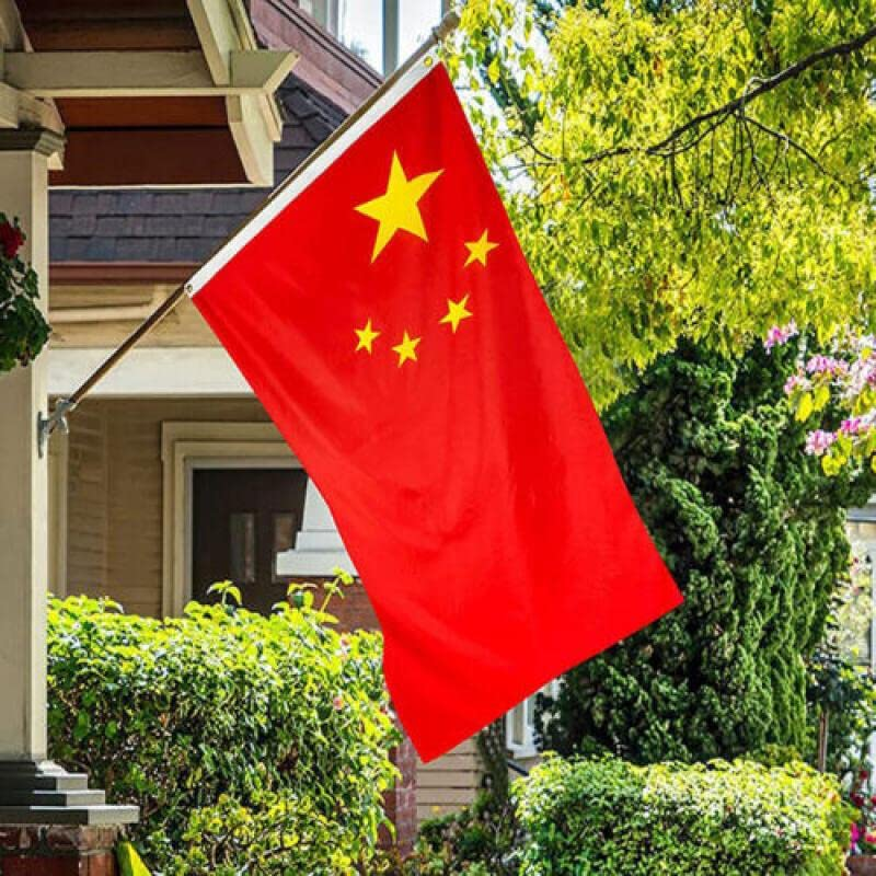 Large Chinese China Flag CN Heavy Duty Outdoor 90 X 150 CM - 3Ft X 5Ft with Metal Grommets, Double-Sided Print, Ideal for Indoor and Outdoor Use image number 3