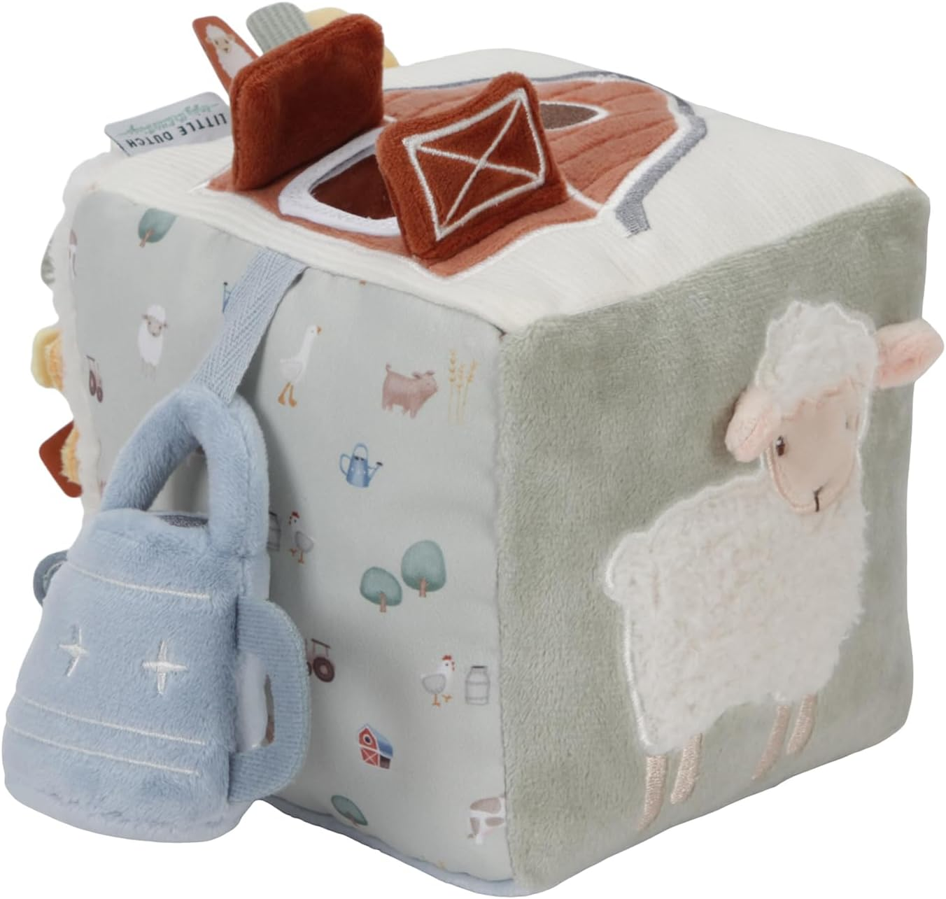 Little Dutch Little Farm Soft Activity Cube image number 2