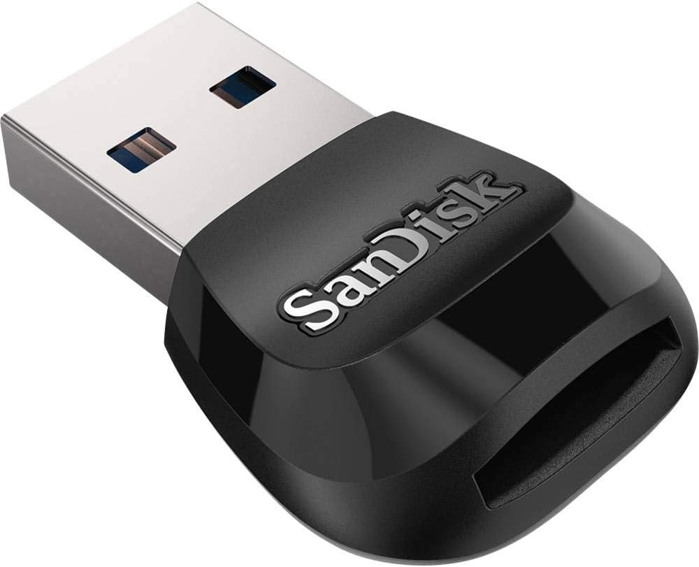 Sandisk SDDR-B531-GN6NN Mobilemate USB 3.0 Microsd Card Reader, Black image number 1