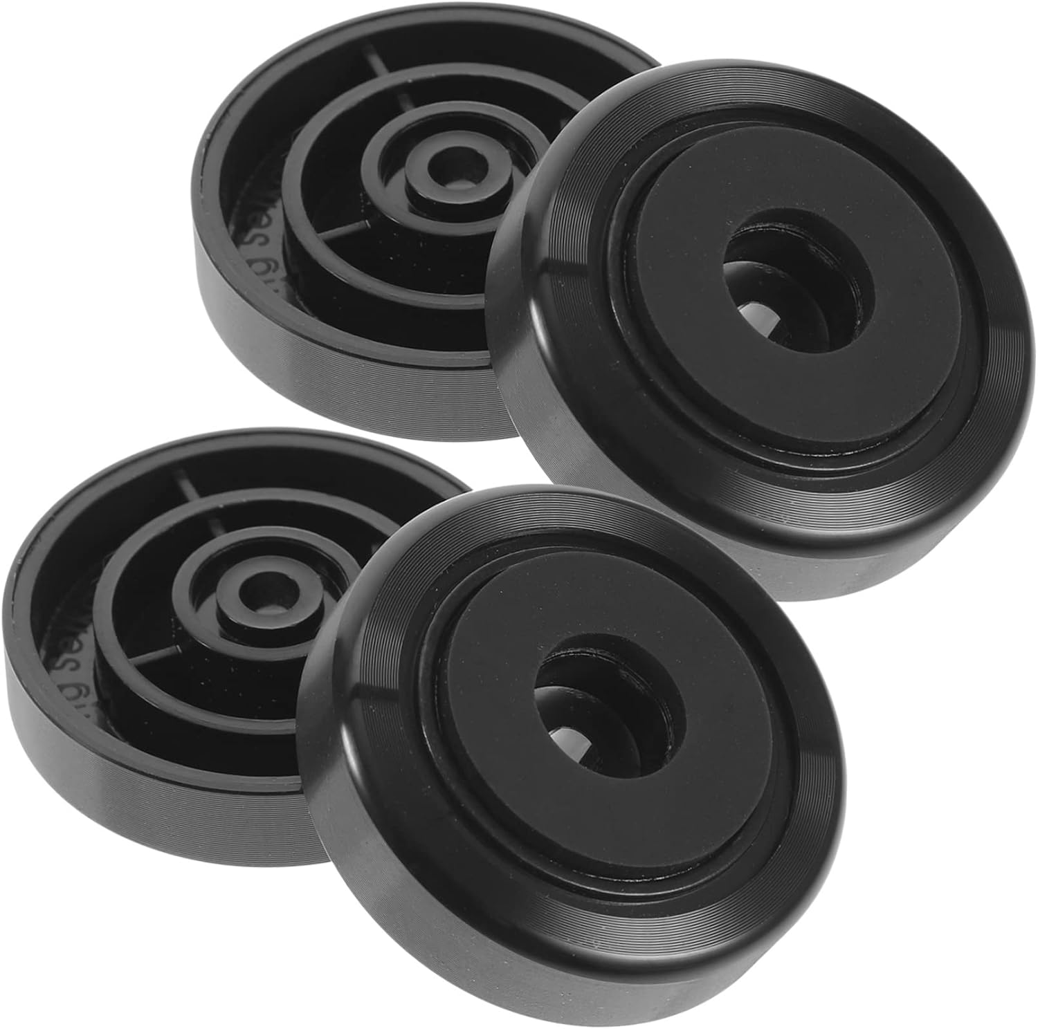 SWOOMEY Speaker Isolation Pad Speaker Feet for Amplifier Turntable Hifi Audio System Vibration Absorber Noise Reduction Base Mat for Subwoofer CD Player Home Theater Black image number 1