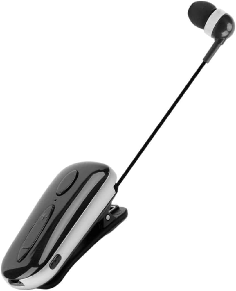 Hoement Headset Wireless Earphone Retractable Clip-Style Sports Headset for Running Gym and Outdoor Activities image number 3