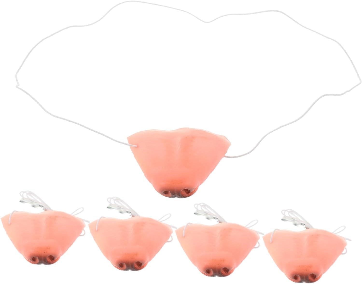 5Pcs Dog Nose Cosplay Dog Prop Party Accessories Small Dog Prop Decorative Dog Prop Performance Prop Mammals Prom Mask Fancy Dress Costume Dog Cosplay Costume Vinyl the Dog image number 1