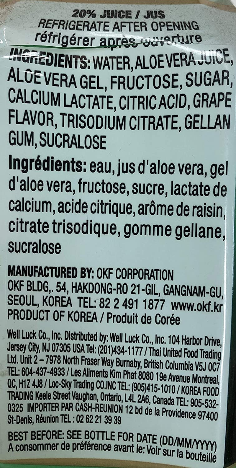 OKF Aloe Vera Original Drink 1.5 Liter