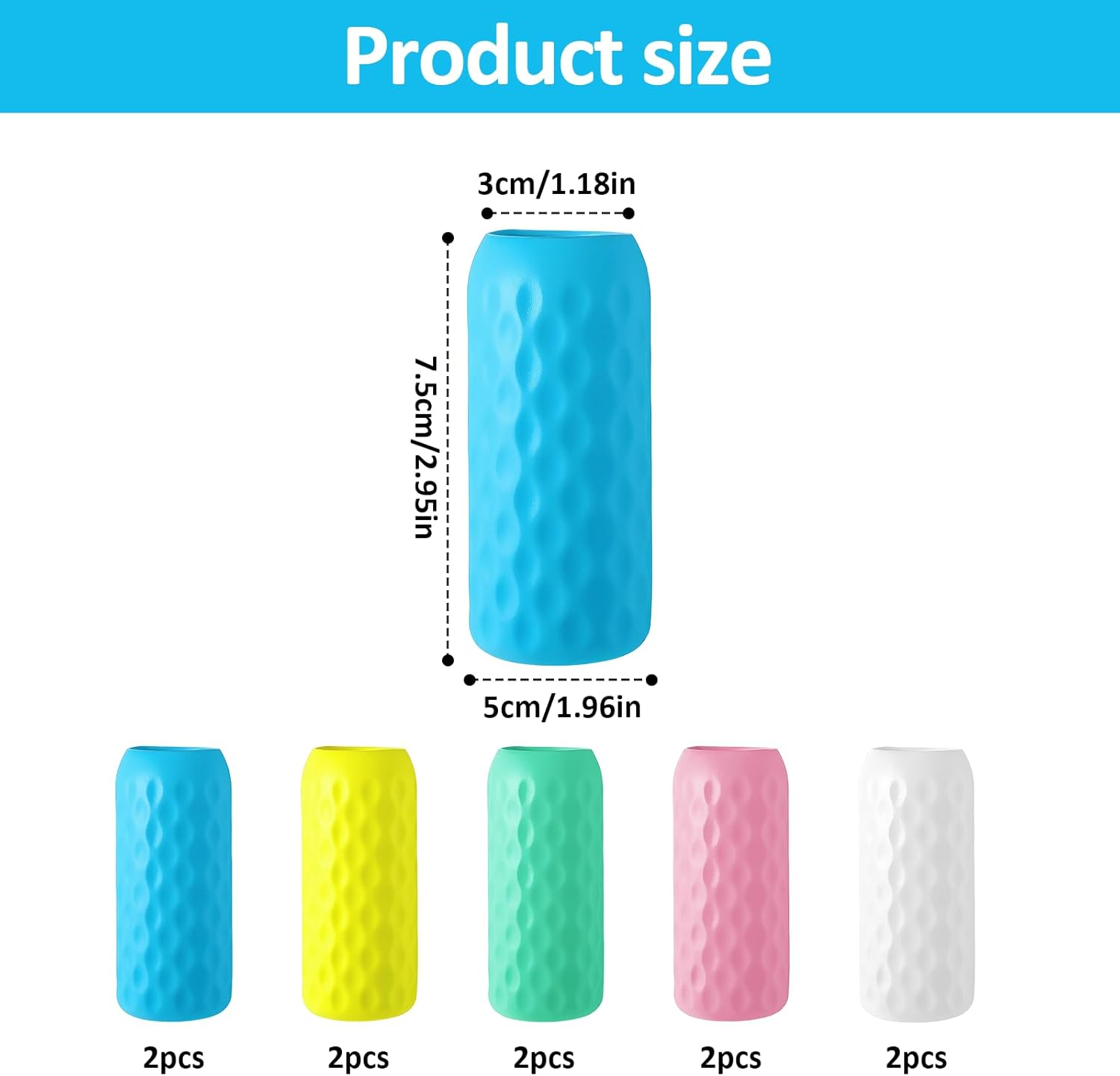 Gtziqa 10 Pcs Silicone Bottle Covers for Travel, Leak-Proof Elastic Sleeves for Toiletries, Cruise Beach Vacation Essentials, Women Men Airplane Trips Travel Size Toiletries Accessories (5 Colors) image number 1