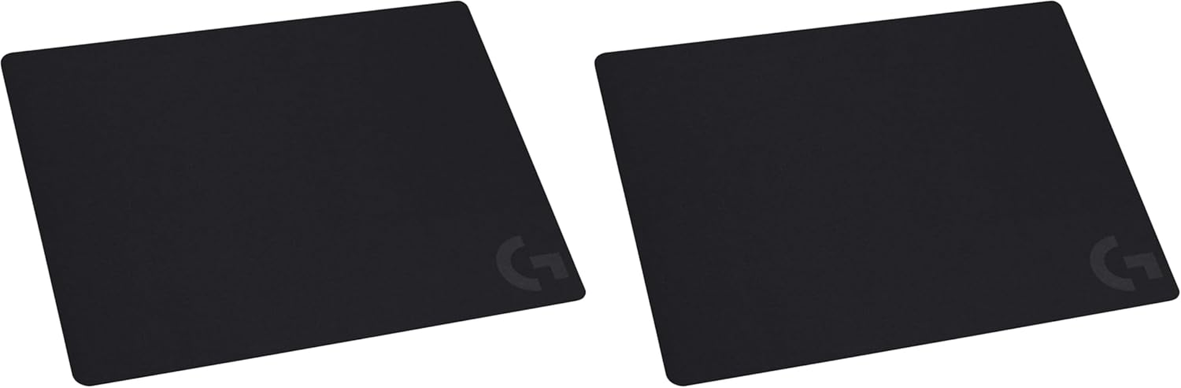 Logitech G640 Large Cloth Gaming Mouse Pad, Optimised for Gaming Sensors, Moderate Surface Friction, Non-Slip Mouse Mat, Mac and PC Gaming Accessories, 460 X 600 X 3 Mm - 34L X 28W Cm (Pack Of 2), Regular, Cloth