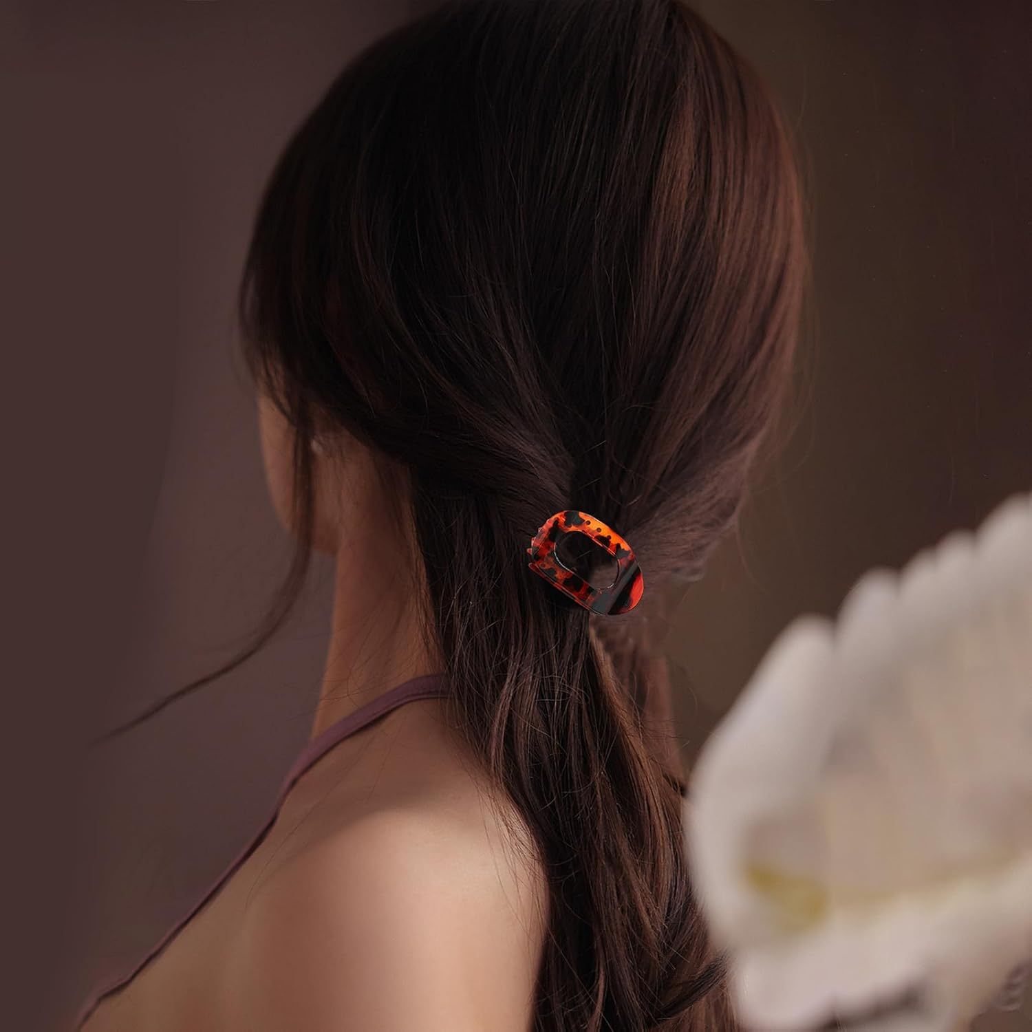 Pack of 4 Hair Clips for Women, Flat Hair Clips for Dunn Hair, Strong Hold Side Hair Clips (Black) image number 4