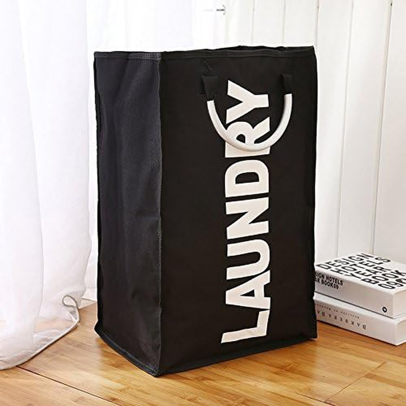 Collapsible Washing Clothes Large Laundry Basket Bag Hamper Bin Storage Folding Function Bag image number 3