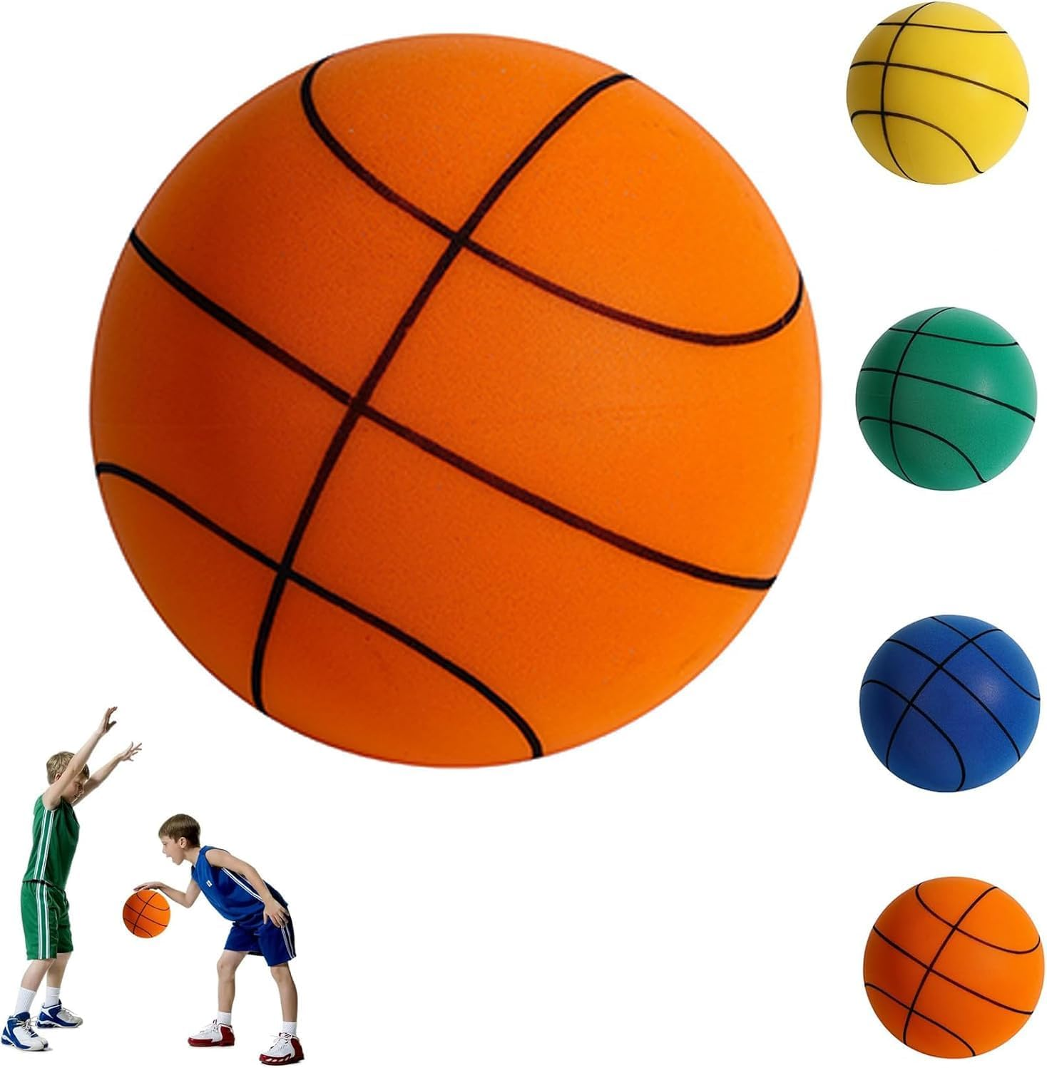 Silent Basketball, 2025 Upgrade Dribble Silent Basketball, Foam Indoor Training Quiet Ball image number 3