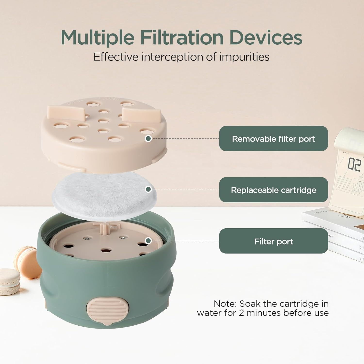 Aiqinu 520 Ml Dog Water Bottle, 180&deg; Foldable Dog Cat Pets Leak-Proof Water Bottle, Portable Dog Water Bottle for Small Pet for Hiking Travel image number 5