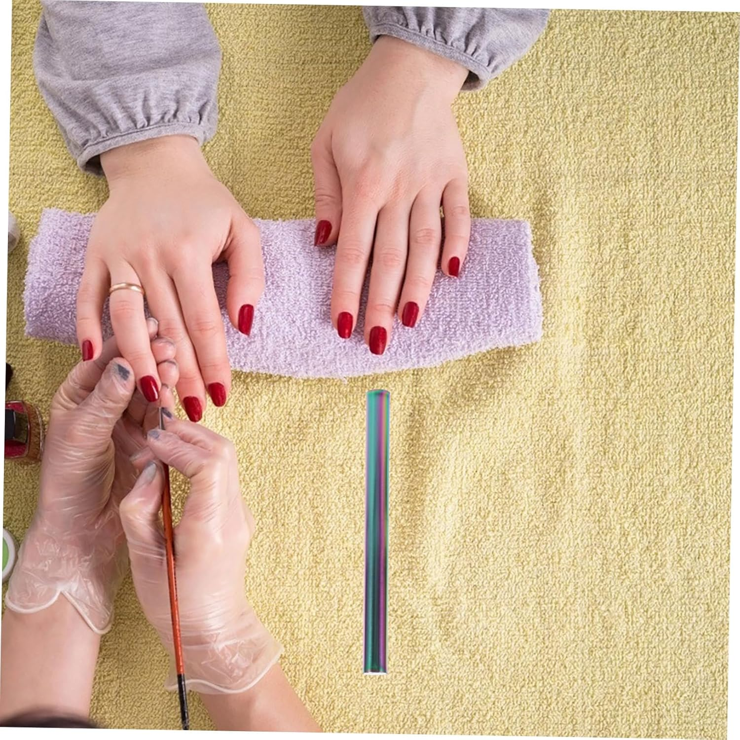 FOYTOKI Nail Art Cat Eye Nail for Nails Stick Long Strip for Salon Use image number 4