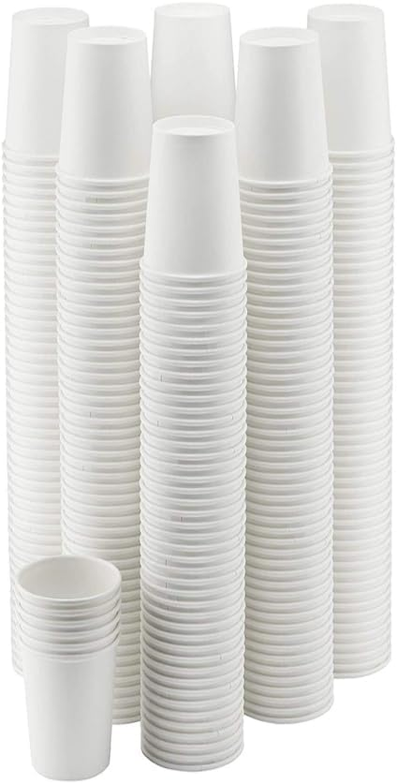 AIMALL Disposable Coffee Cups 8Oz 12Oz 16Oz Takeaway Paper Single Wall Take Away Bulk, No Lids image number 2