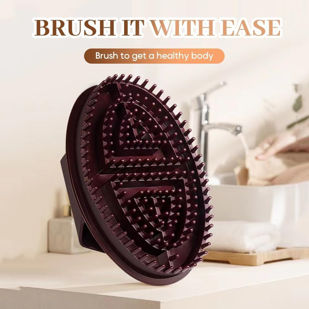 2Pcs Meridian Brush Massage, Beauty Salon Professional Custom Meridian Brush, Full Body Relaxation image number 1
