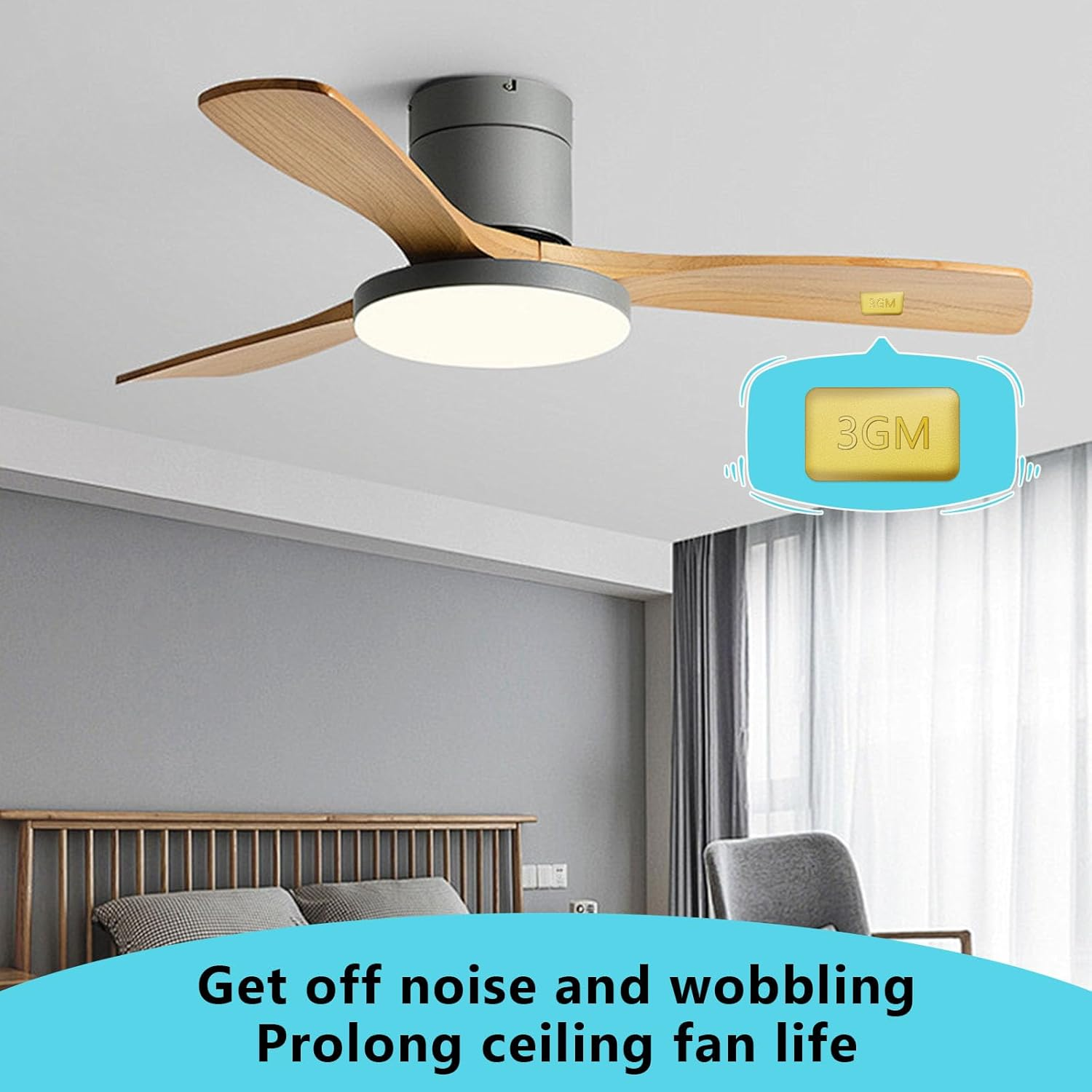 29 PCS Ceiling Fan Blade Balancing Kit, 8 Sets High Calibration Fan Blade Balance Kit Including 8 Pcs Resilient Fan Balance Clips and 21 Pcs Metal Self-Adhesive (Gold) image number 1