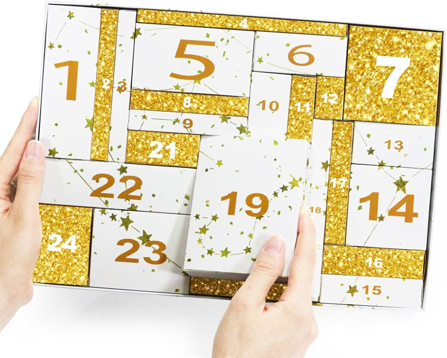 Dynaeuty Christmas Advent Calendar 2025, Christmas Countdown Calendar Surprise Makeup Kit, Xmas Individual Box Calendar for Women Full Kit - C image number 4