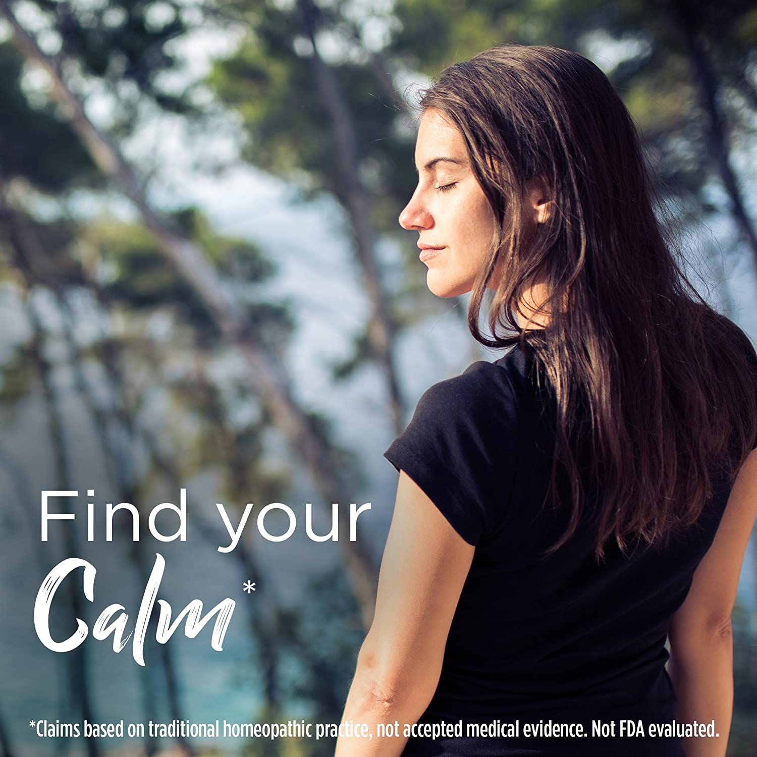 Hyland'S Calm Tablets, Anxiety and Stress Relief Supplement, Natural Relief of Anxiousness, Nervousness, and Irritability, 50 Count image number 3