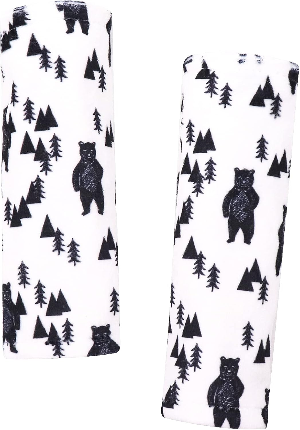 Baby Car Seat Belt Covers, Adventure Mountain Car Seat Straps Shoulder Pads for Girls Boys, Minky Seat Belt Protectors for Car Seats/Pushchair/Stroller, for Kids Newborn Infants Toddlers