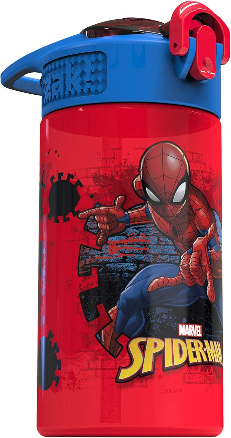 Zak Designs SDNU-T120 Marvel Comics Water Bottles, 16 Oz