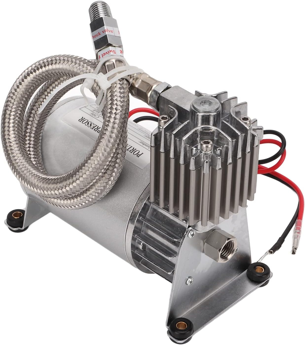 High Strength Air Compressor 20A 150 PSI Metal Universal for 12V Vehicles, Yacht Boats,Modification O and Video in Car image number 3