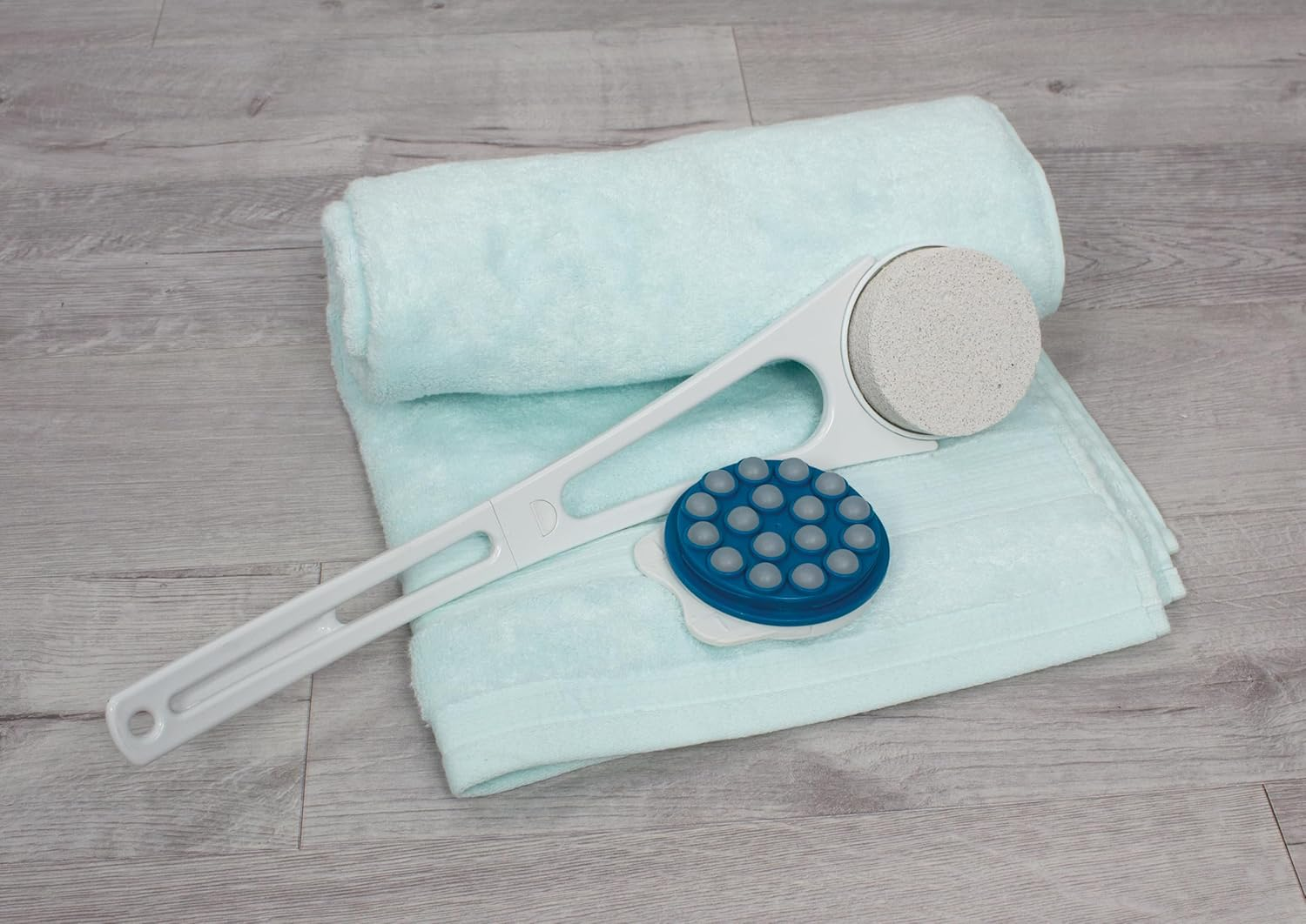 Hydas Foot and Back Care Set, with Cream Head and Pumice Stone Attachment - Effective Callus Removal, Can Be Used Wet and Dry image number 3