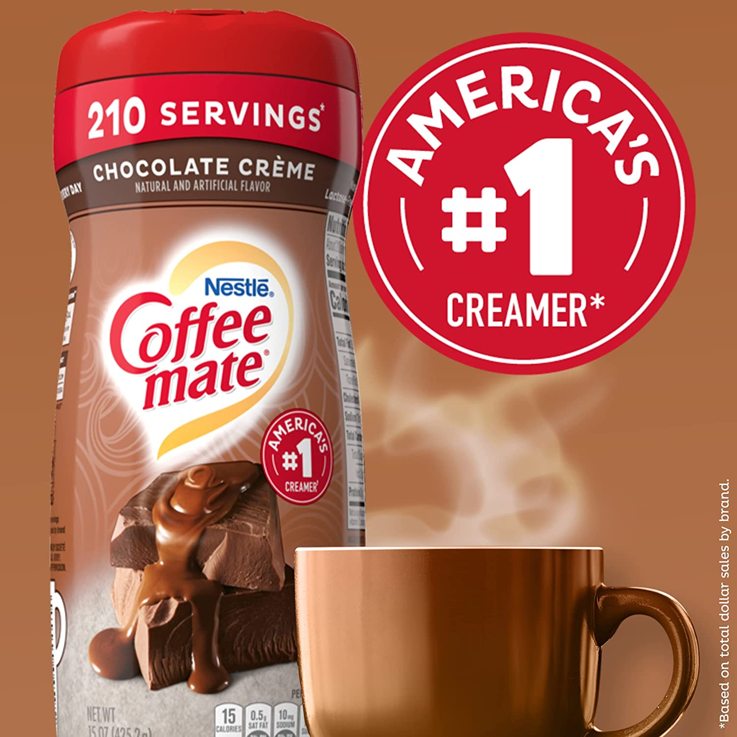 Nestle Coffee-Mate Chocolate Creme Flavour Coffee Creamer 425 G image number 4
