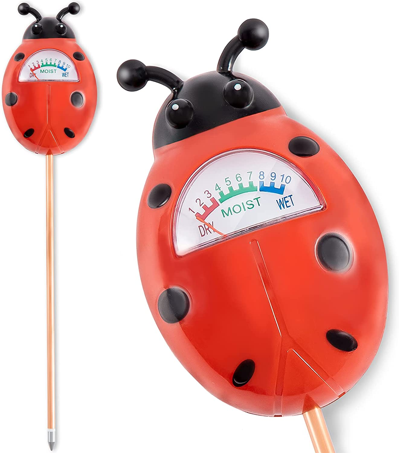 Tennedriv Green Soil Moisture Meter for House Plants, Plant Water Meter,Plant Moisture Meter for House Plants and Outdoor Plants, No Batteries Required