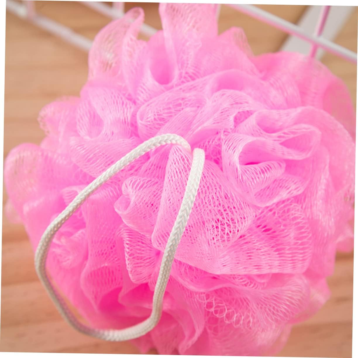 IWOWHERO Bath Ball Shower Ball Mesh Net Loofah Sponge 16Pcs Set Body Scrubber Soft Bath Accessory image number 6