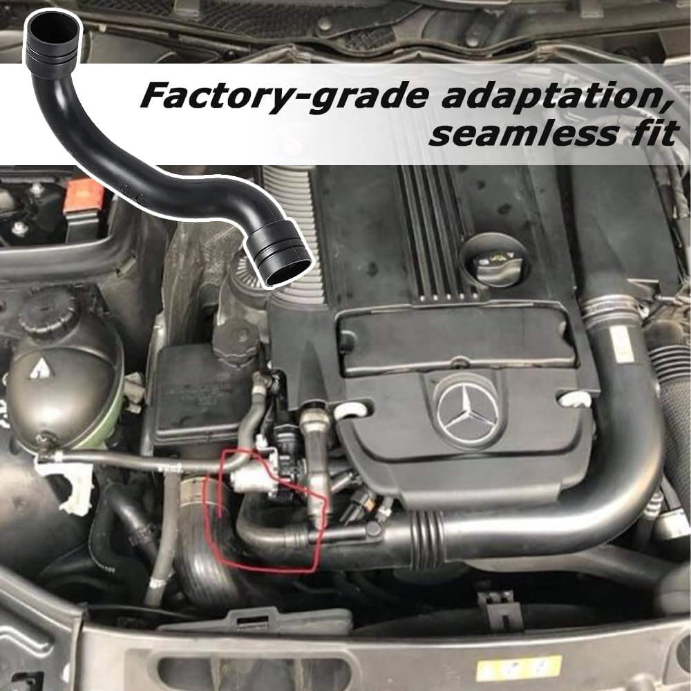 Car Air Intake Pipe, Air Turbocharger Intake Pipe, Suitable for Mercedes-Benz C-Class E-Class SLK Intake Pipe E260 C260 E200, Replace#: 2710901929 image number 1