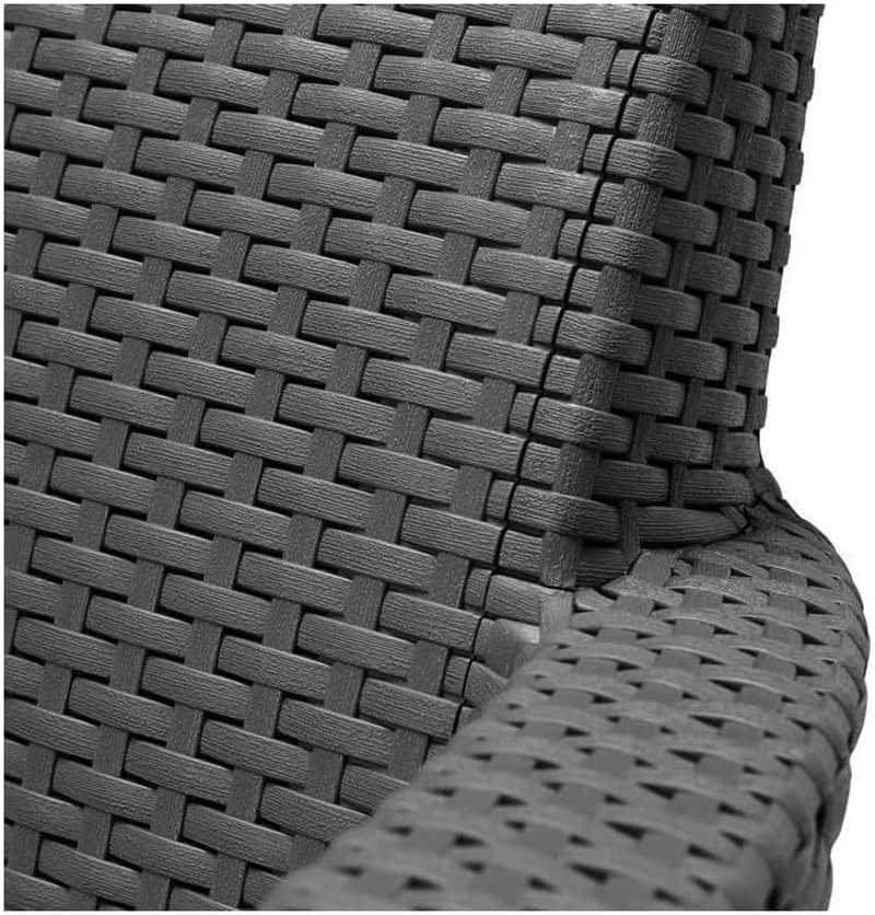 Keter 006 Salemo 2 Chair and Table Balcony Set, Graphite/Cool Grey image number 4