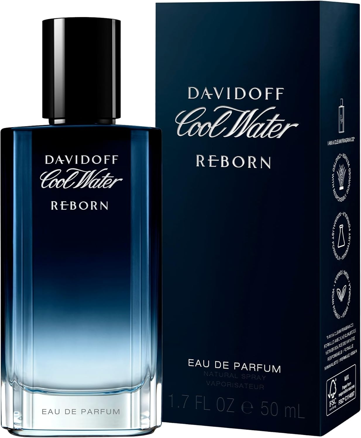 Davidoff Cool Water Reborn Man Eau De Parfum 50Ml image number 1