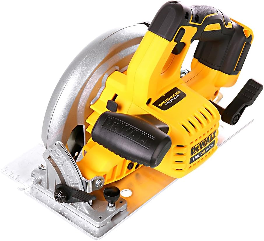 Dewalt DCS570N Cordless XR Brushless Circular Saw, 18 V, 184 Mm, Yellow/Black/Grey - (AU PRODUCT) image number 3
