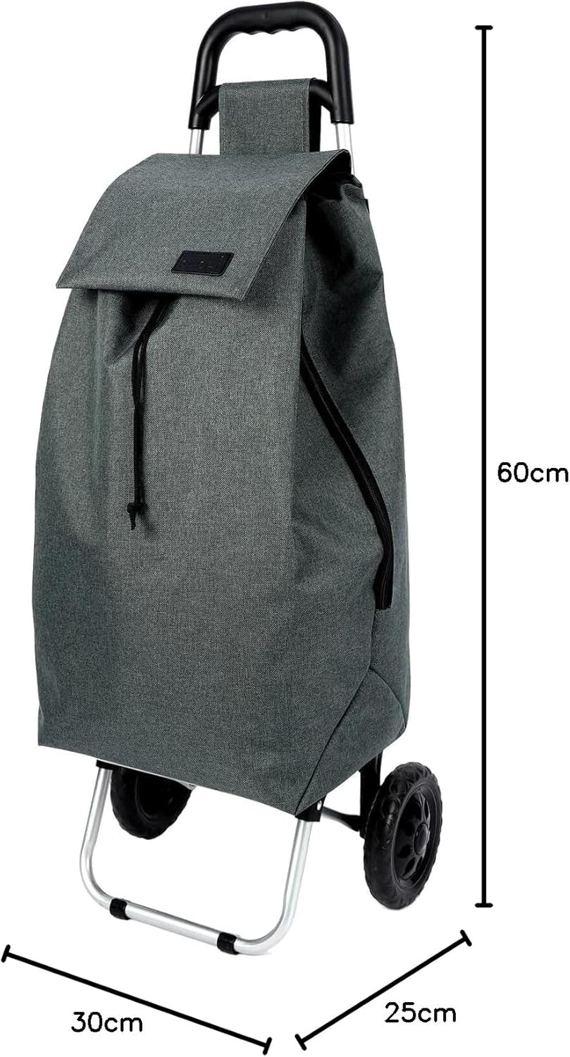 Sachi 'Sprint' Shopping Trolley - Charcoal Grey image number 6