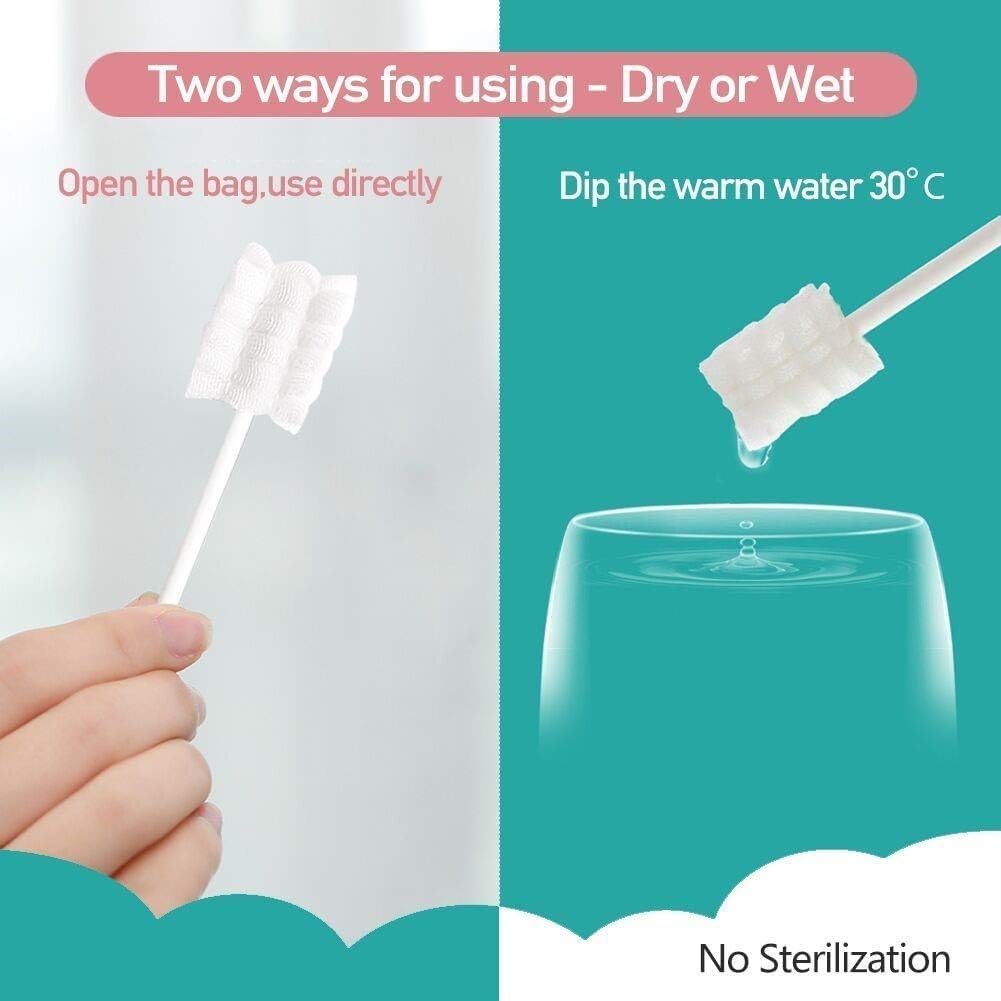 22 Pieces Flexible Baby Tongue Scraper, Upgraded Baby Tongue Brush, Tongue Cleaner for Newborns with Paper Handle for Babies and Infants image number 2