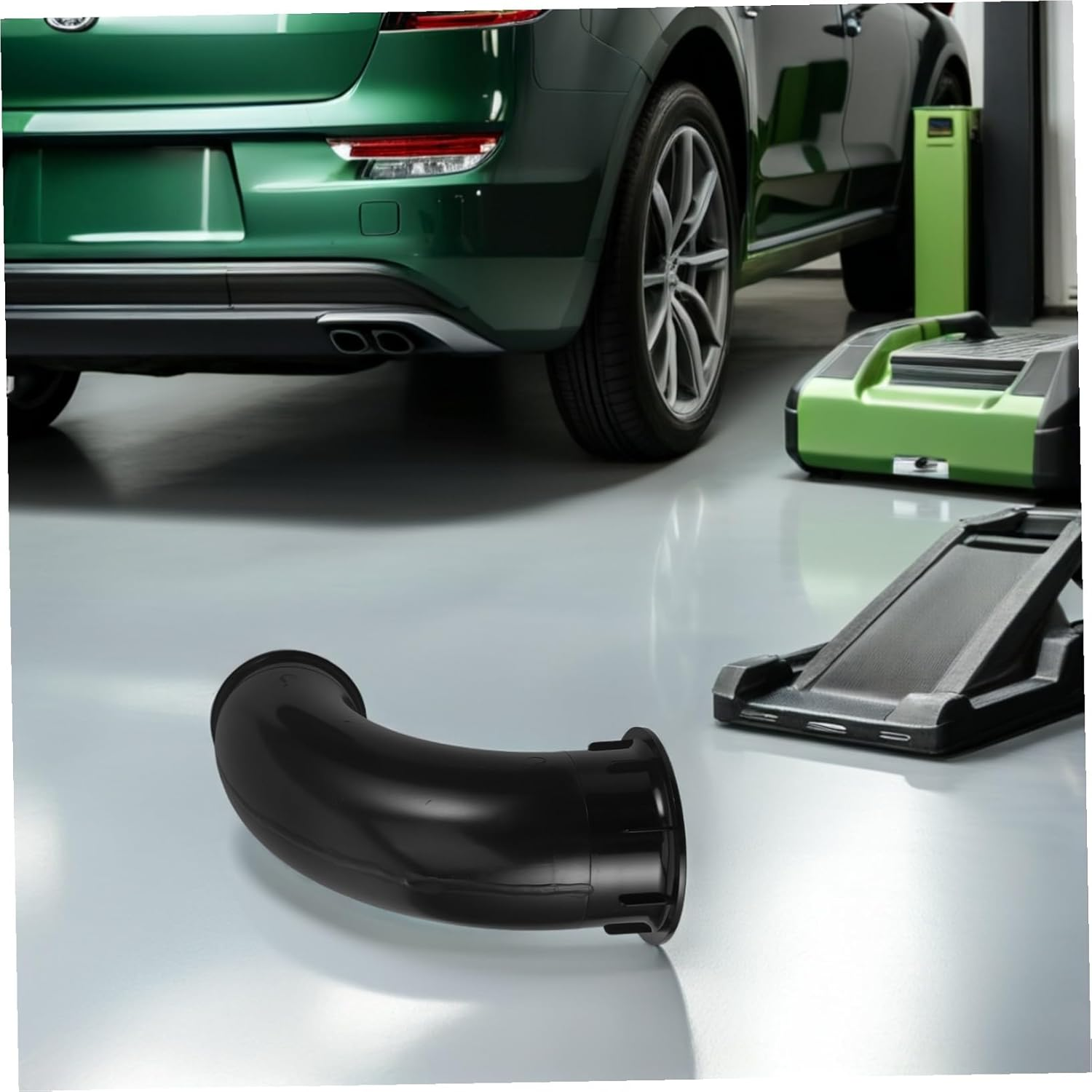 2Pcs Speaker Sound Tube Car Speaker Vent Tube Replacement Bass Reflex Hideaway Subwoofer Plastic Black image number 6